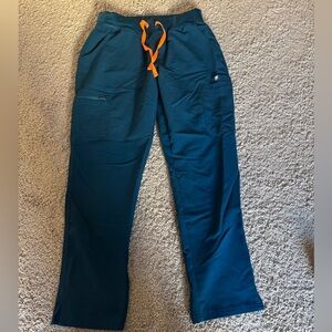 Figs High Waisted Yola Skinny Scrub Pants Size Large